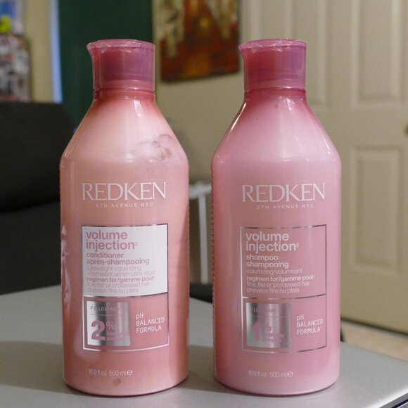Redken - Volume Injection Duo Shampoo & Conditionery For Fine Hair - 500 ml / 16 - Picture 1 of 8
